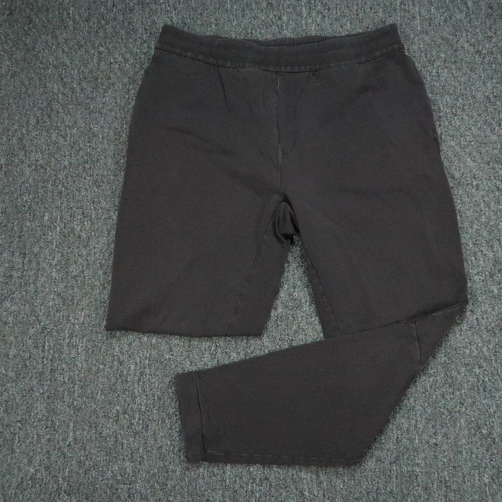 Hill City Pants Mens Large Gray Tech Jogger Athletic Stretch Zip Pocket